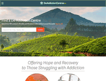 Tablet Screenshot of deaddictioncentres.in